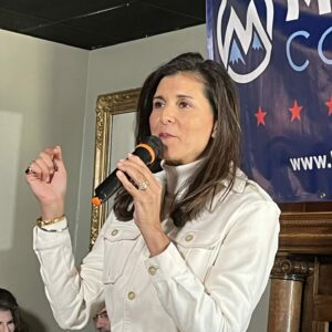 Nikki Haley Touts Mowers, Shrugs Off Sununu ‘Crazy’ Comment During NH Stop