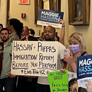 Chaos in Statehouse Halls as BIPOC Protesters Greet Hassan