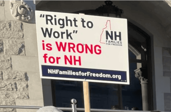NH House Gives Right To Work The Boot in Bipartisan Vote - NH Journal