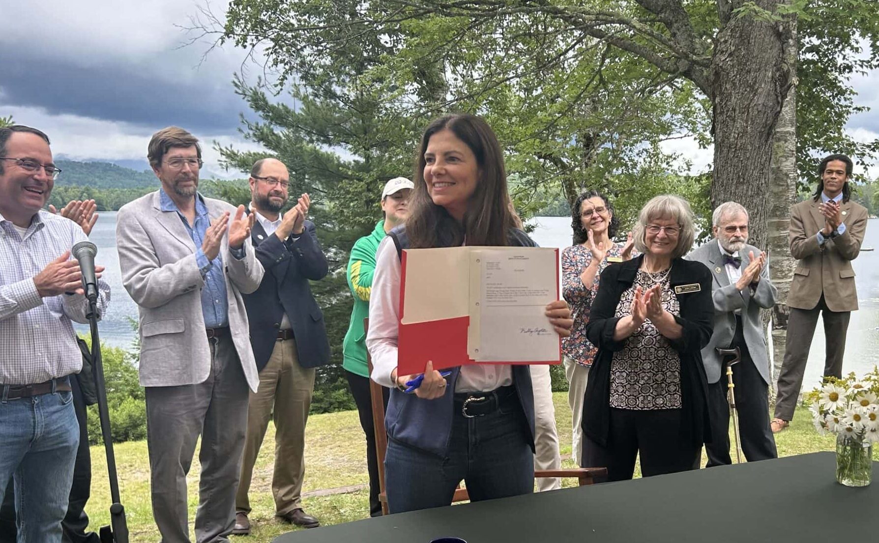 At Forest Lake, Ayotte Makes Good on Landfill Pledge